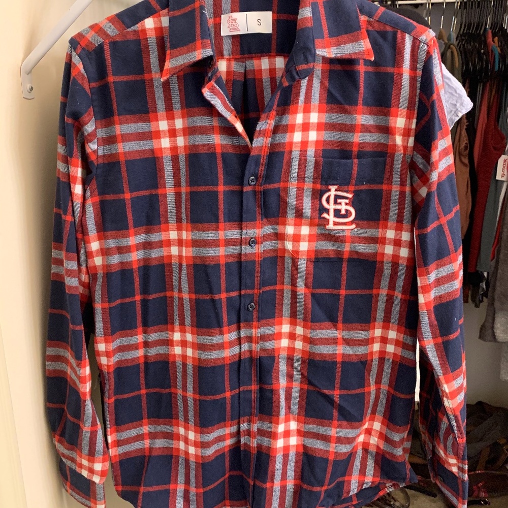 St. Louis Cardinals Flannel Men's SM